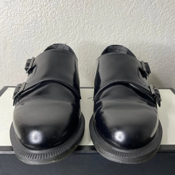 Dr. Martens Pandora Black Patent Leather Double Monk Strap Women's 8 US/6 UK - Picture 1 of 11